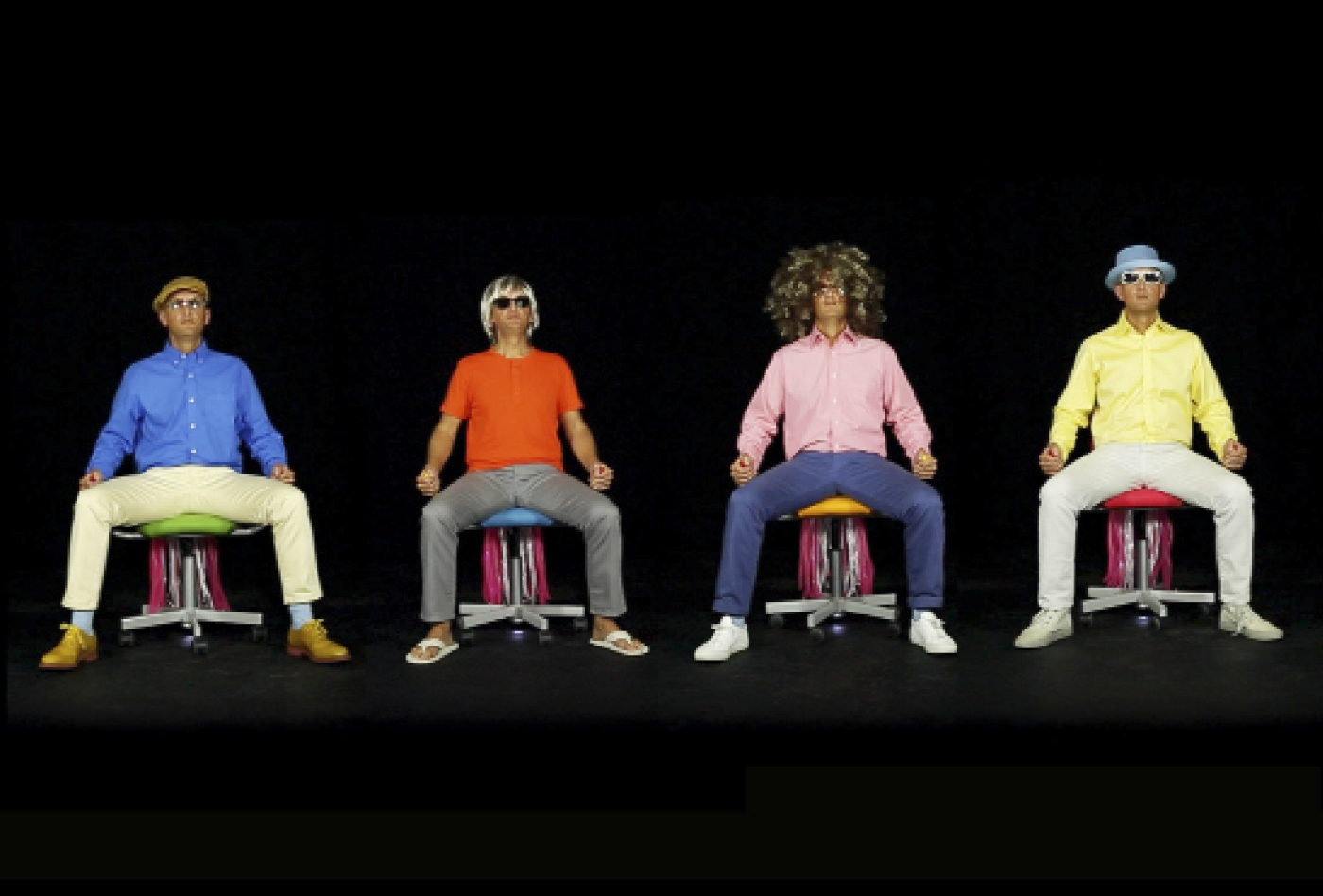 PlayLab's Musical Chairs, playful creativity, customised office chairs, making music with movement, Wii controllers, Paul Pethick.